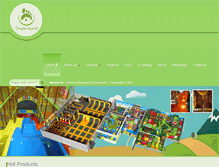 Tablet Screenshot of dreamlandplayground.com